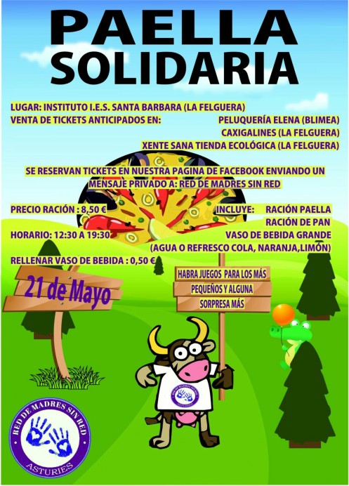  Red de Madres sin Red: Paella solidaria