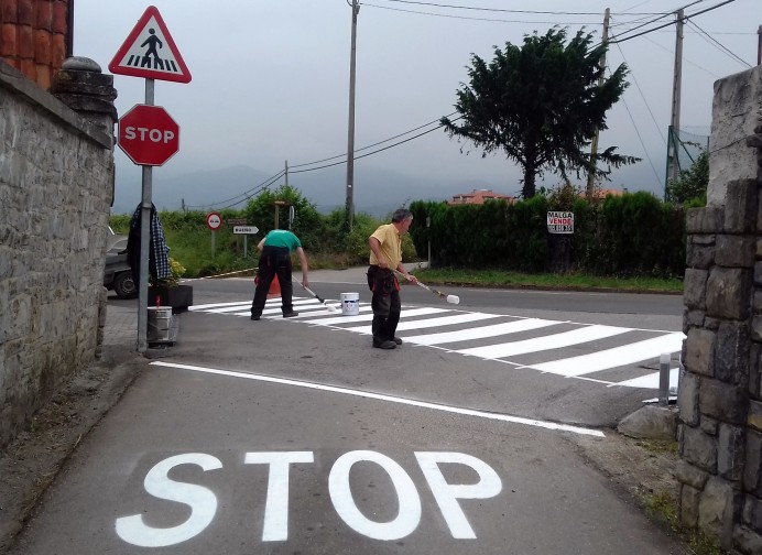 Nuevo paso de peatones en La Isla
