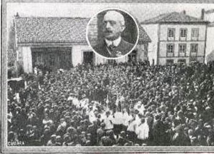 EL ATENTADO BOMBA CONTRA EL ALCALDE D. PRUDENCIO PÉREZ DE VELASCO...