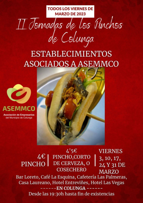 II Jornadas de los pinchos de Colunga