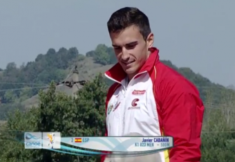 Javier CabañÍn Barturen, subcampeón de Europa en K1 500 metros