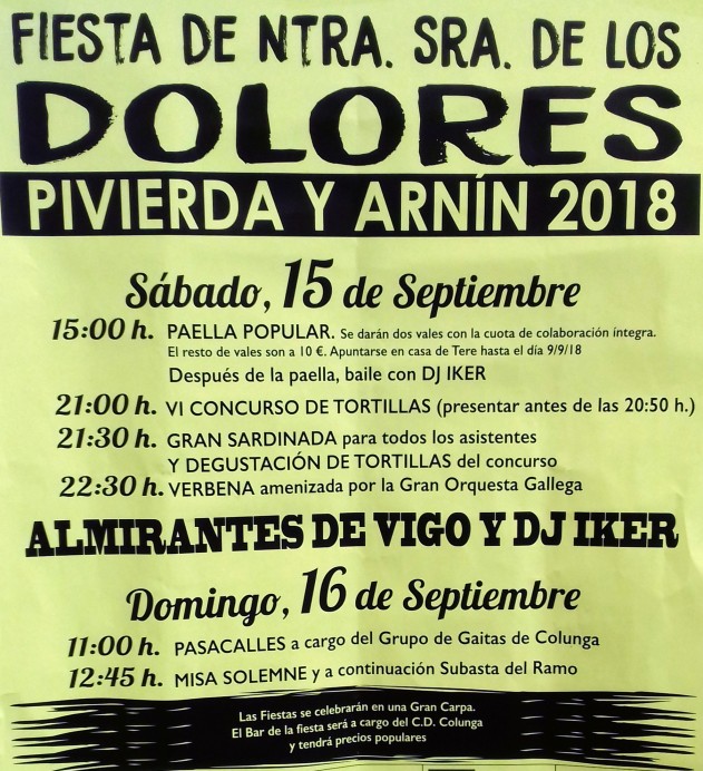 Pivierda y Arnín en fiestas Pivierda y Arnín en fiestas