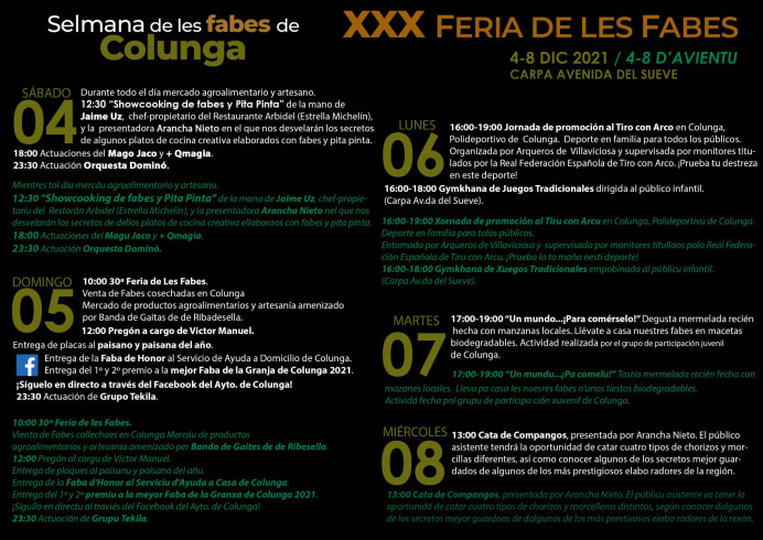 XXX Feria de les fabes de Colunga