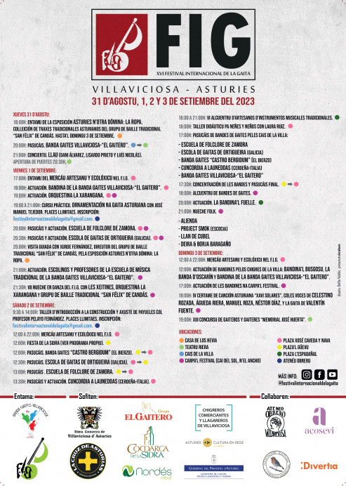 XVI Festival Internacional de la Gaita FIG 2023