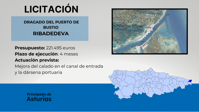 El Principado licita el dragado del puerto de Bustio por 221.000 euros
