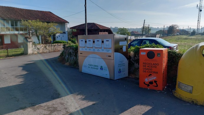 Villaviciosa instala en Quintueles el primer punto limpio de proximidad en la zona rural