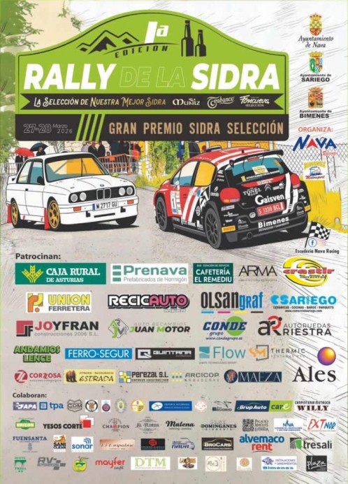 Nava, Bimenes y Sariego se convierten en capital del motor con el I Rallye de la Sidra