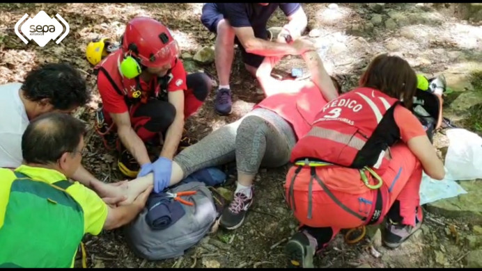 Una turista irlandesa herida en los Picos de Europa