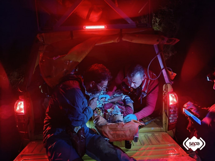 Rescate de montaña en El Sueve Rescate de montaña en El Sueve