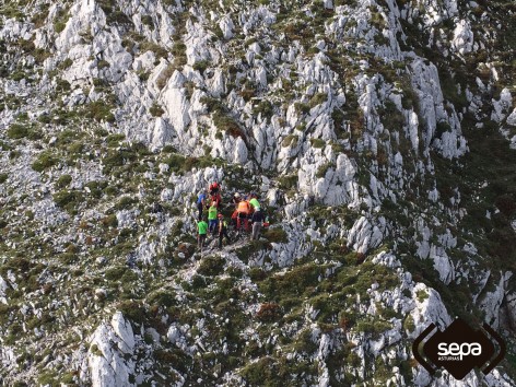 Rescate de montaña en Peñamellera