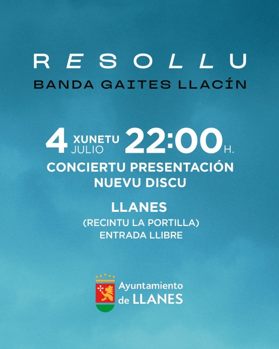 La Banda Gaites Llacín presenta ‘Resollu’, un disco que une tradición y potencia sonora