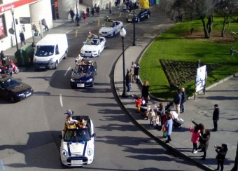 Los Reyes Magos ya llegaron a Gijón.
