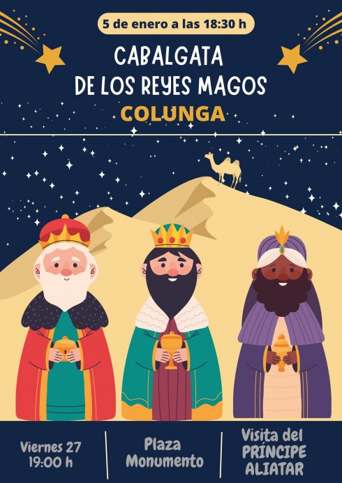 Cabalgata de los Reyes Magos en Colunga