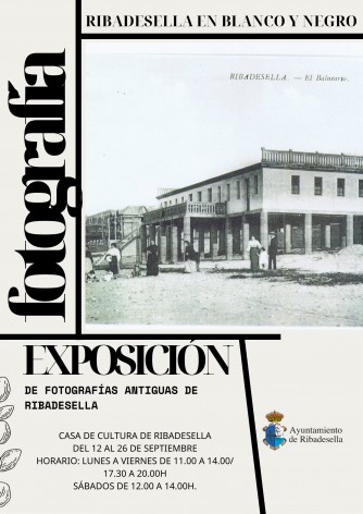 Ribadesella acoge la exposición ‘Ribadesella en blanco y negro’ con fotografías antiguas