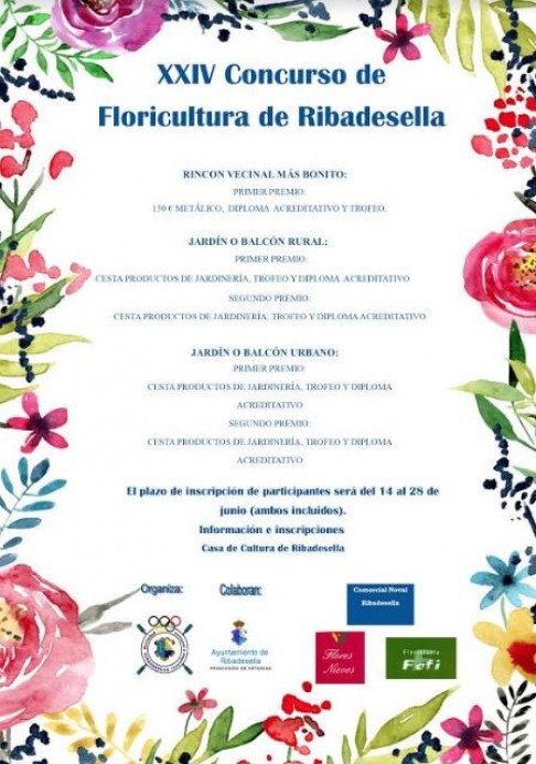 XXIV Concurso de floricultura en Ribadesella