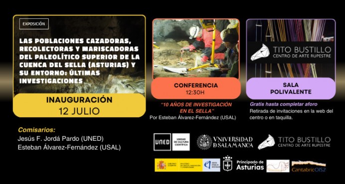 Inauguración de la Exposición ‘Las Poblaciones Cazadoras, Recolectoras y Mariscadoras del Paleolítico Superior de la Cuenca del Sella: Últimas Investigaciones’, en el Centro Tito Bustillo