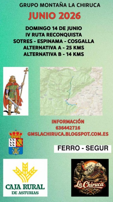 La Ruta de la Reconquista recorrerá los espectaculares paisajes de los Picos de Europa entre Sotres y Cosgaya