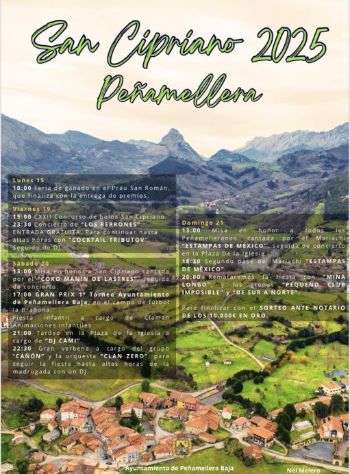 Fiestas de San Cipriano 2025 en Panes Fiestas de San Cipriano 2025 en Panes