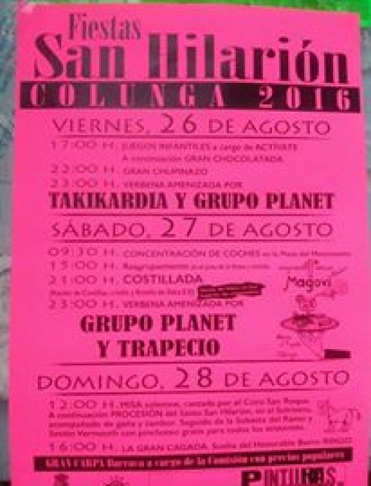 Fiestas de San Hilarión en Colunga