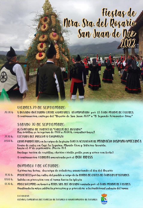 Fiestas del Rosario 2023 en San Juan de Duz, Colunga