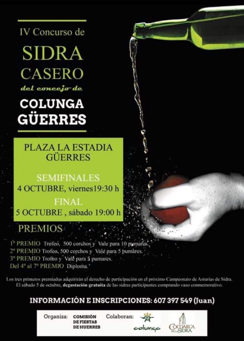 IV Concurso de Sidra Casero de Huerres