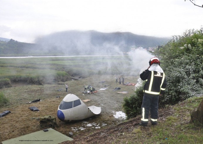 Gran simulacro aéreo en Asturias: 140 personas participarán en un ejercicio de emergencia en el Aeropuerto