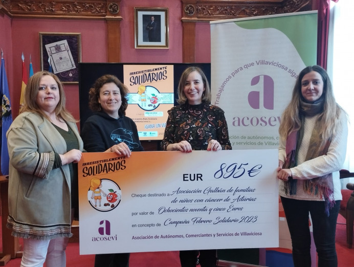 Acosevi entrega la recaudación de su campaña solidaria a la Asociación Galbán