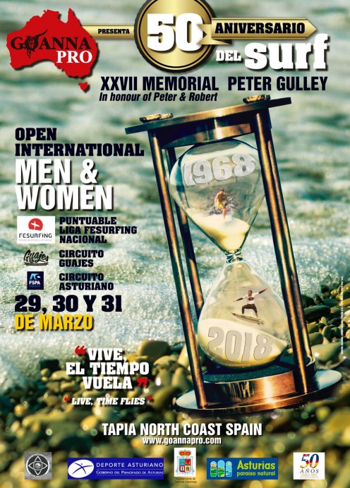 XXVII MEMORIAL PETER GULLEY. 50 Aniversario del Surf en Tapia (1968-2018)