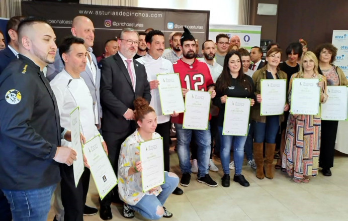 Castru Caiteru gana Campeonato Asturias Pinchos y Tapas
