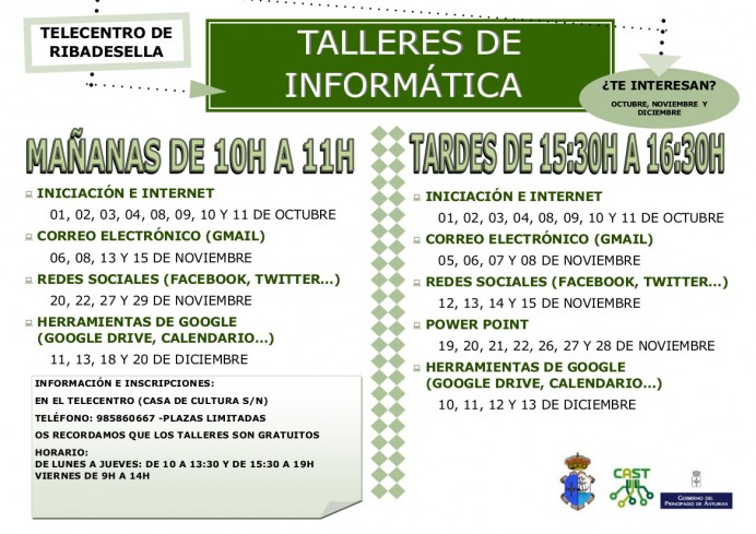 Talleres telecentro Ribadesella