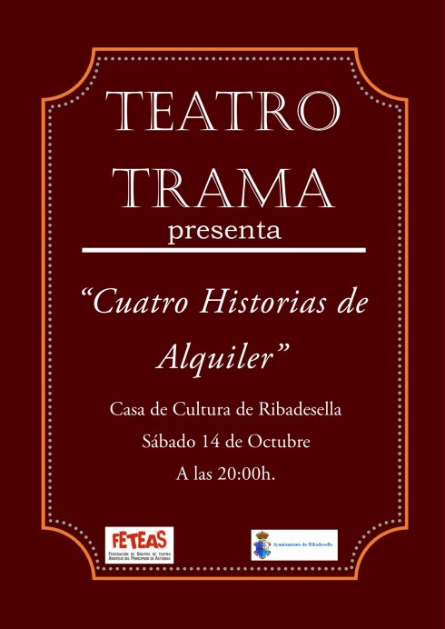 Teatro en Ribadesella: Cuatro historias de alquiler