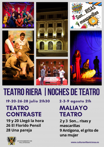 Teatro Contraste abre el martes 19 las Noches de Teatro en el Riera
