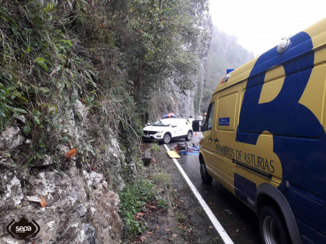 Accidente de tráfico en Peñamellera Alta