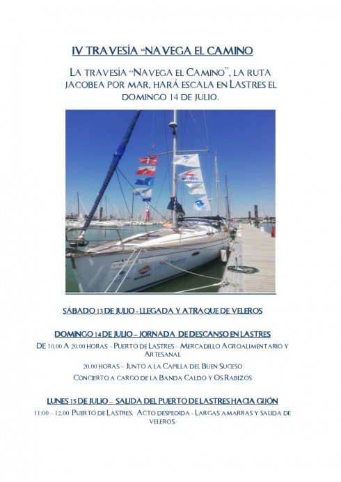 LLega a Lastres la IV Travesía Navega el Camino