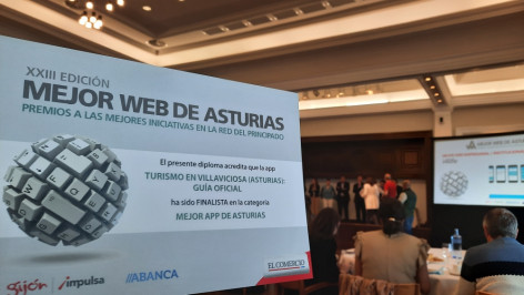 La App turística de Villaviciosa finalista en los premios Mejor Web de Asturias