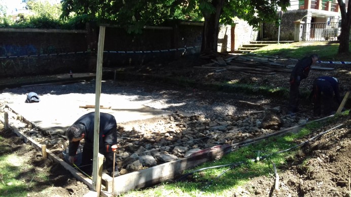 Arrancan las obras de construcción de la pista de Skate de Colunga