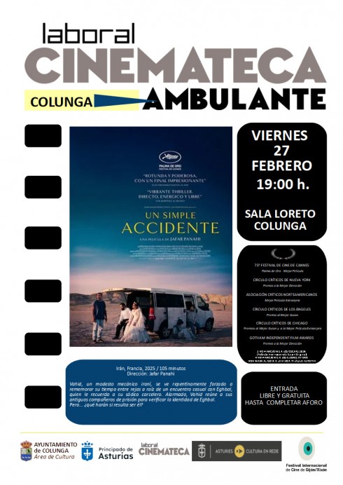 ‘Un simple accidente’, de Jafar Panahi, llega a la Cinemateca Ambulante de Colunga