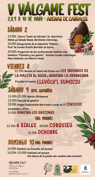 Arenas de Cabrales celebra el V Válgame Fest con motivo de su quinto aniversario