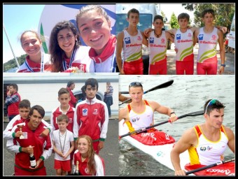 Impresionante despliegue del Club Piraguas Villaviciosa-El Gaitero lleno de triunfos y alegrías