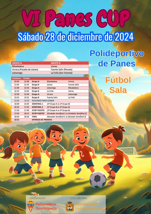 El Polideportivo de Panes será el epicentro del fútbol sala con la VI edición de la Panes Cup