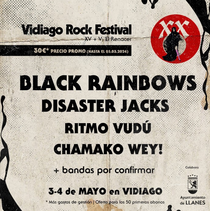 Primeras confirmaciones del XV Festival Vidiago Rock