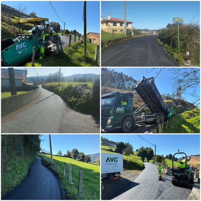 Villaviciosa ejecuta un nuevo plan de caminos rurales con nueve actuaciones en la rasa costera