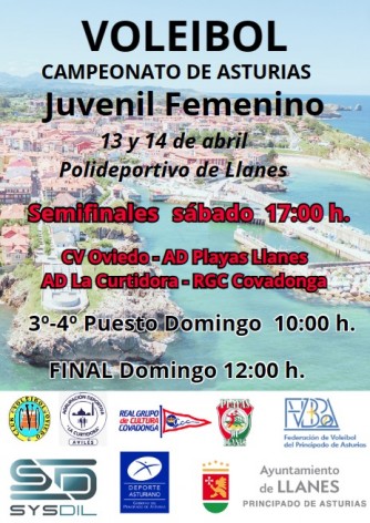 Campeonato de Asturias juvenil - femenino de voleibol en Llanes