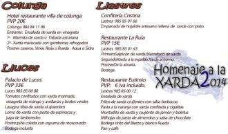 Homenaje a la Xarda 2014