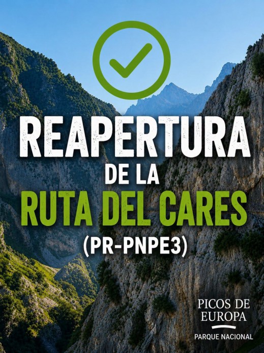 Reabierta la Ruta del Cares tras la inspección por el desprendimiento del viernes