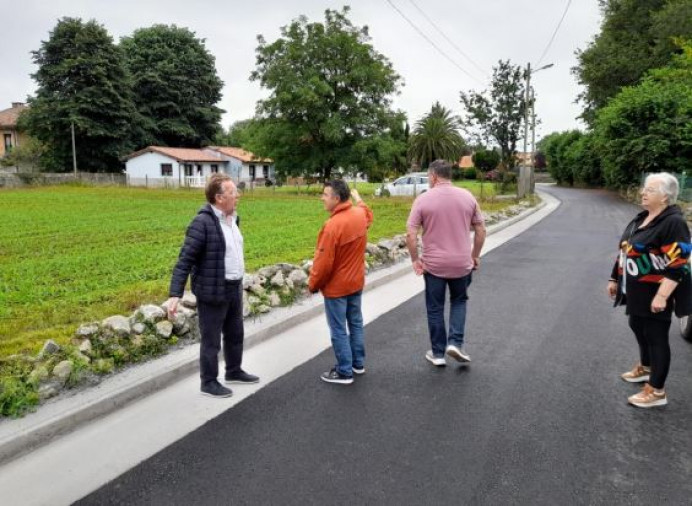 Actuaciones de mejora de las cunetas de Lledías y renovación de la traída de aguas en Quintana Actuaciones de mejora de las cunetas de Lledías y renovación de la traída de aguas en Quintana