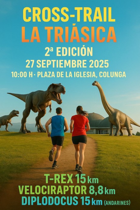 Cross-Trail La Triásica 2025 en Colunga: una carrera única entre dinosaurios y patrimonio