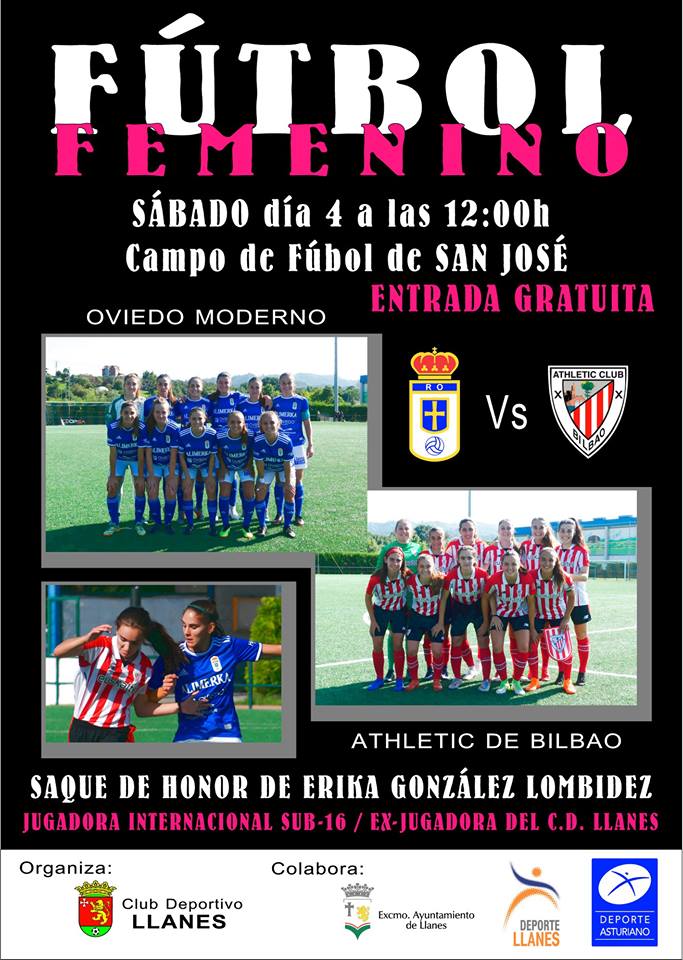 Fútbol Femenino en Llanes: Oviedo Moderno - Athletic de Bilbao Fútbol Femenino en Llanes: Oviedo Moderno - Athletic de Bilbao