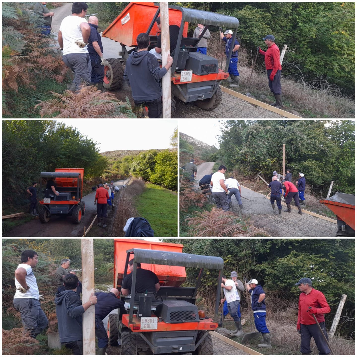 El Ayuntamiento de Llanes y los ganaderos de Caldueñu inician el hormigonado de caminos ganaderos en El Mazucu El Ayuntamiento de Llanes y los ganaderos de Caldueñu inician el hormigonado de caminos ganaderos en El Mazucu