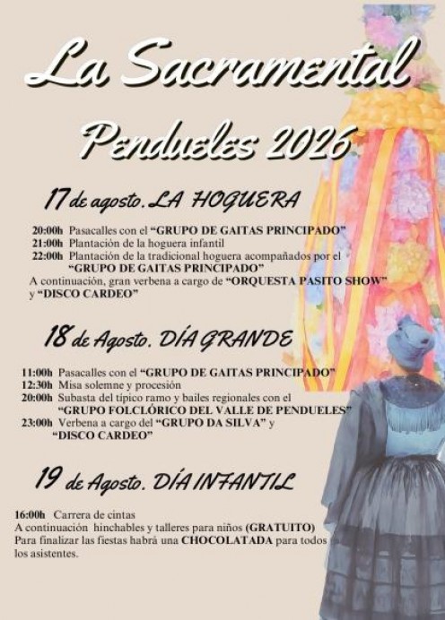 Pendueles celebra el Día Grande de La Sacramental 2026